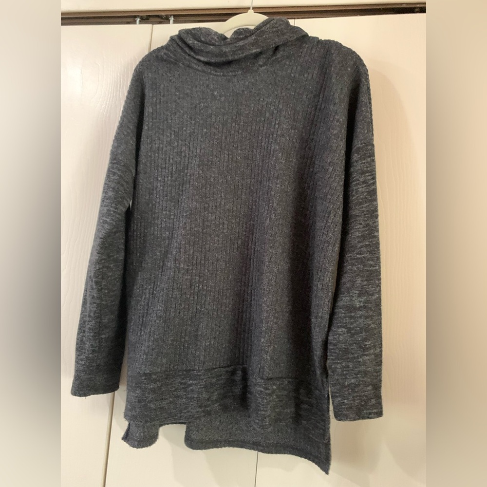 White Birch Charcoal Knit Top